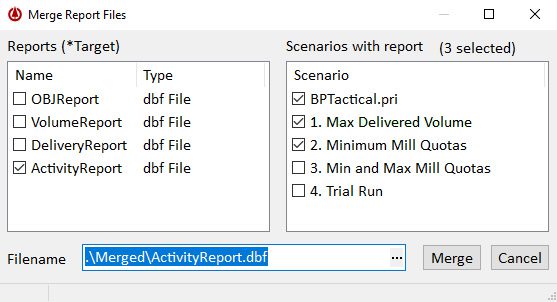 New reporting functionalities. Reports, scenarios with report.